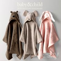 RH / ANIMAL HOODED TOWELS