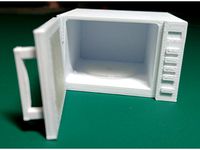 Microwave-1-12 scale for dolls by cardsbym