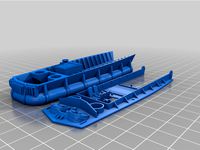 LCVP Higgens air cushion hovercraft easy print by WindhamGraves