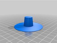 Korean traditional hat(Gat) (not real size) by Alcoholo