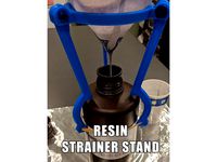 Resin bottle strainer stand by afkool