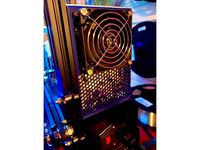 Meanwell PSU slim cover for 80mm fan Ender 3 pro by stevebez