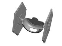 Tie Fighter Echo Dot Stand v2 by Duditas