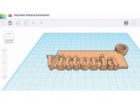 Keychain Vittoria portachiavi by vivedo