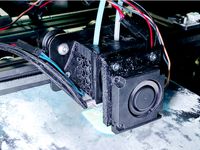 Stock Part Cooling Fan Mount for Chimera Ender 5 by lysithea81