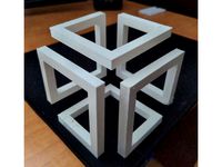 Impossible Cube - Square Plugs by mandclu