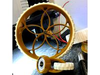 Tire, Rim and Rear Caster by printornaut