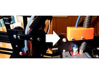 Creality Ender 6 hot-end cable support  by scassel