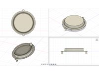 Dome light lens for 1967 Ford by drwatson32