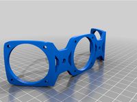 Modified Link Plate for Triple Noctua Fan by Evanidus