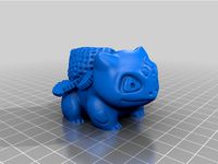 Pokemon Bulbasaur Dark Type Concept Modelo 3D in Cartoon 3DExport