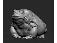Toad Sculpture by brantloser
