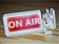 Geared Phone holder - "On Air" sign by DaGaLife