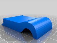 Anycubic Chiron Stock Fan Cooling Duct Extension for E3D Supervolcano by bpence