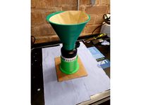 Resin Bottle holder and funnel by kevkirk