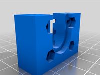 E3D V6 hotend mount for Geeetech A10 by the_chris_davies