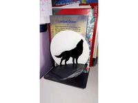 Wolf Book stand - Presse livre loup by Indyana