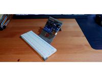 Arduino Uno Breadboard Stand Foldable Print in Place by xtommmik