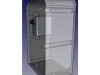 MG996 continous servo Housing for Auto Cat Feeder by GZTproject