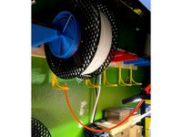 Filament Guide for Hanging Spools by geektoybox