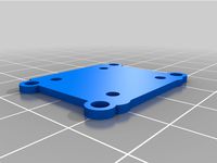 KingKong 110GT // 95GT 16x16 Flight Controller Plate (remix of bluem6 20x20 plate) by kmmcca