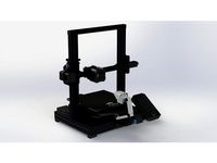 Handle and Raspberry Pi Camera Mount for Ender 3 v2 by crsn00