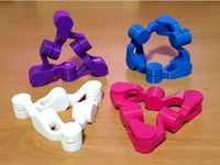 Print-in-Place Kaleidocycle by ecoiras