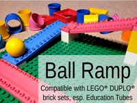 Ball Ramp (Duplo® compatible) by jerret0fficial