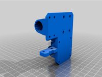Hemera Extruder Mounting Plate for Anet A8 with BL Touch by gibbeth