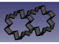 Star Tessellable Cookie Cutter Inspired by M.C. Escher by herrk_augsburg