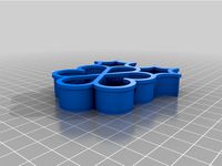 Flower Tessellable Cookie Cutter Inspired by M.C. Escher by herrk_augsburg