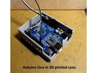 3D Printed Arduino Uno Case by Sumner
