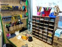 Drawer organizer for electronic components - Laser Cut 3mm by paulomainardi
