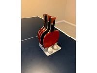 Ping Pong Paddle Holder by bochiasson