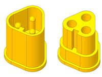 MT30 connectors and holder by Haku3D