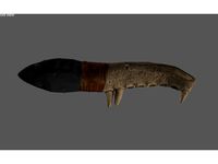 Green Hell - Tribal Obsidian Knife by Almonds