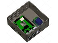 Raspberry Pi 4 case - Octoprint server by CilloDK