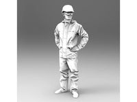 Worker Minature by Color3dmodel