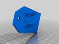 Hayden-Adams Luggage tag by Firetrice