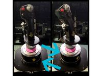 Thrustmaster Warthog (TMWH) Rotated Mount Converter (RoMoCo) by Asherao