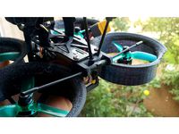 DJI Antenna and Immortal T Holder for Squirt V2 by jimmydo0512