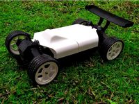 RC Truggy V2 - Fully 3D printed RC car by 3dimensionschannel