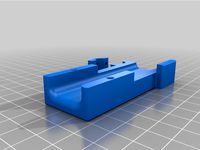 Crealty CR-10 heated bed cable strain relief support by Fintech