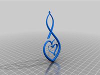 Valentines Love Pendant  by Jack0regan