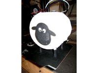 Sheep Toiletpaper-Roll decoration by Nick_Groot