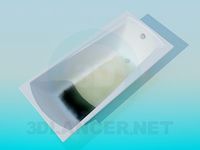 3D Model A trapezoidal bath