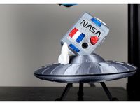 UFO Holder for The Launch Puzzle Box (Not Great! Hahaha) by LeisureLuke