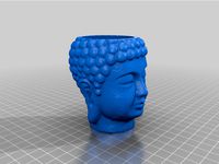 Buddha Head Planter by mcmaccarini