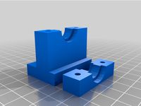 Simple jHead Hot End Mount for Geeetech i3 by LuBako