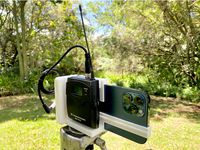 Videographer iPhone 12 Pro Max tripod or hand holder for field production / video by CGAUER